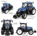 Juguete Tractor New Holland T7.165S 1:32