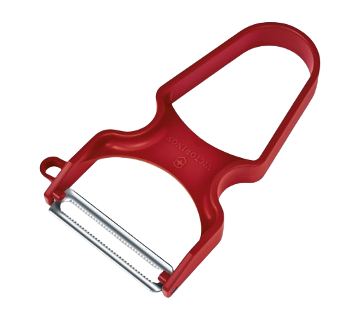 Pelador Con Filo Microdentado Rojo Victorinox