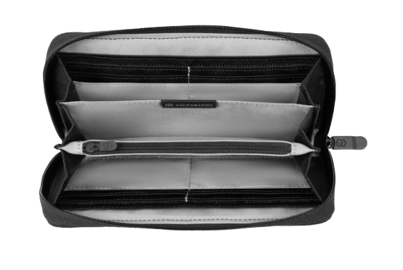 Cartera de viaje EXT Continental Wallet RFID Negra Victorinox.