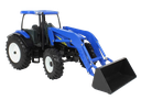 Juguete Tractor New Holland T6070 Con Cargador Frontal