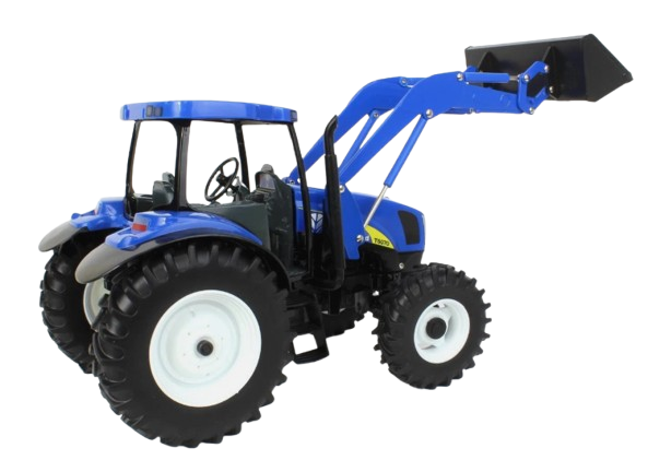Juguete Tractor New Holland T6070 Con Cargador Frontal