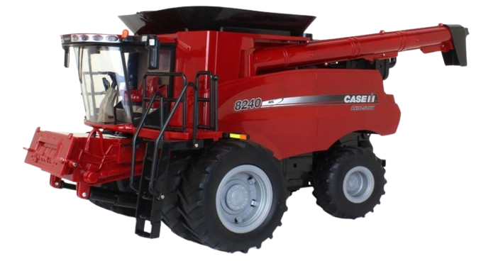 Juguete Trilladora CASE IH 8240 1:16 Con 2 Bancos