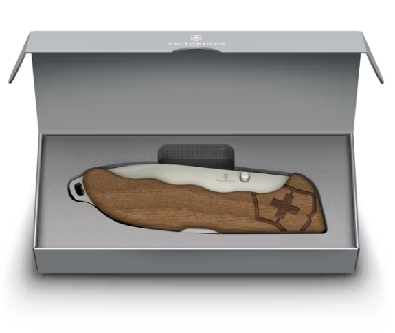 Navaja Una Hoja (Madera) Evoke Wood, Cafe Con Correa.