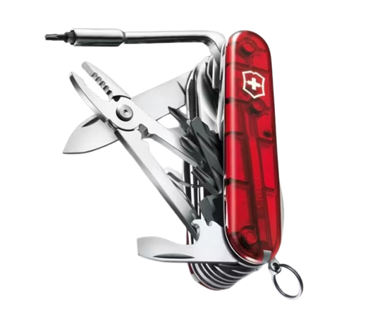 Navaja Victorinox Cybertool L Roja Transparente