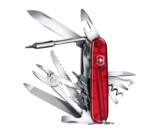 Navaja Victorinox Cybertool L Roja Transparente