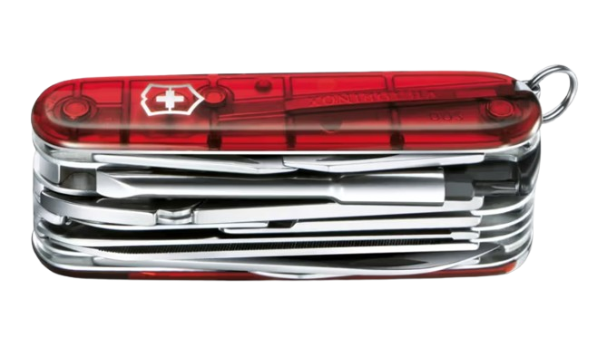Navaja Victorinox Cybertool L Roja Transparente