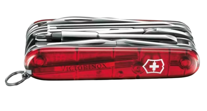 Navaja Victorinox Cybertool L Roja Transparente