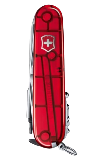 Navaja Victorinox Cybertool L Roja Transparente