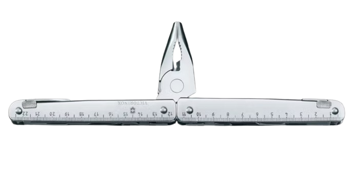 Pinza Multiherramienta SWISS TOOL X Victorinox 26 Funciones Con Funda De Piel Negra