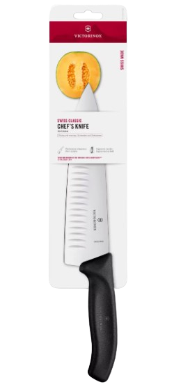 Cuchillo De Chef Swiss Classic Con Alveolos 20cm Victorinox