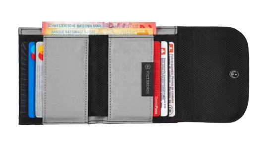 Cartera Para Accesorios De Viaje EXT RFID Negra Victorinox