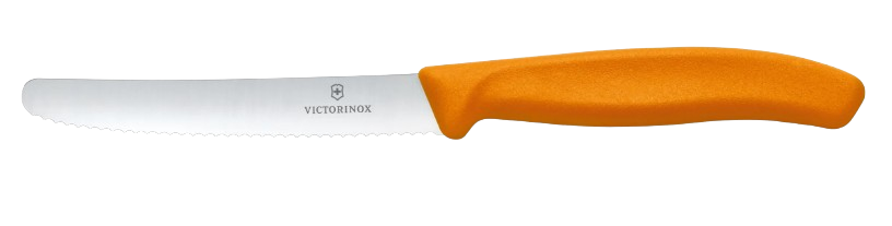 Cuchillo Clasicc Naranja Para Tomate Victorinox