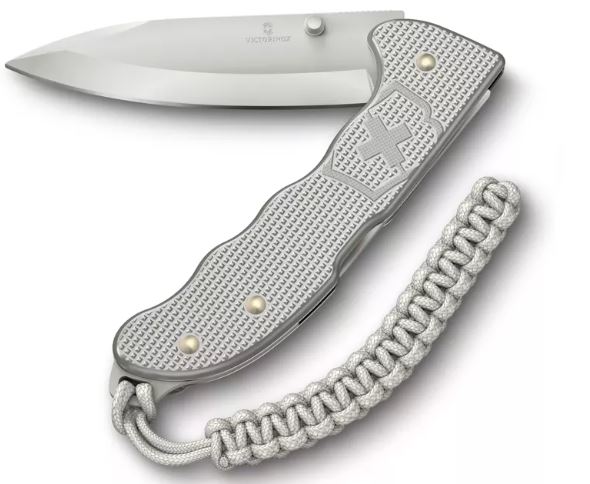 Navaja Victorinox Evoke Alox Plata Con Correa.