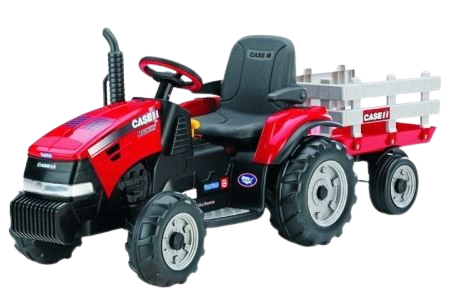 Juguete Montable Con Remolque Case Magnum Rojo