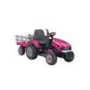 Juguete Montable Con Remolque Case Magnum Rosa 3-8 años