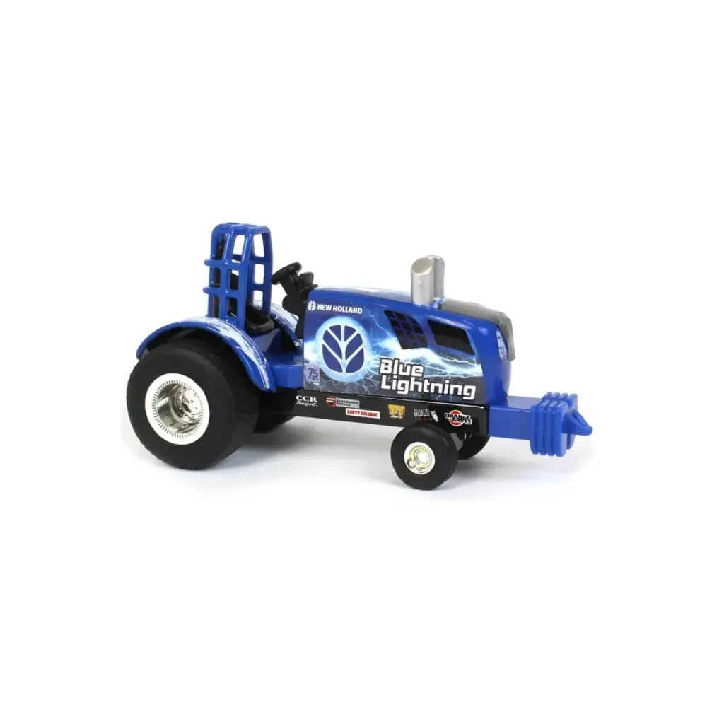 Juguete Tractor NH Poller Blue Lightning 1/64