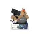 Medidor de nivel de agua con sensor ultrasónico solar