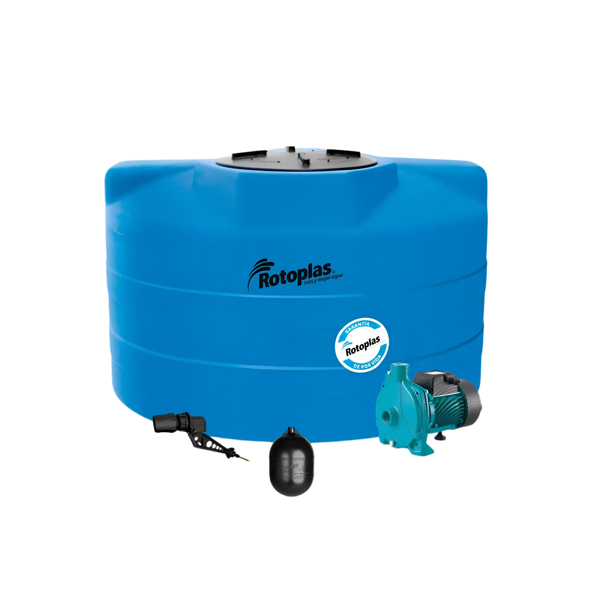 [510159] Cisterna 1,200 litros con bomba centrifuga Rotoplas