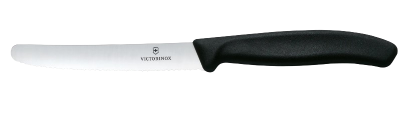 Cuchillo Negro Para Tomate Victorinox