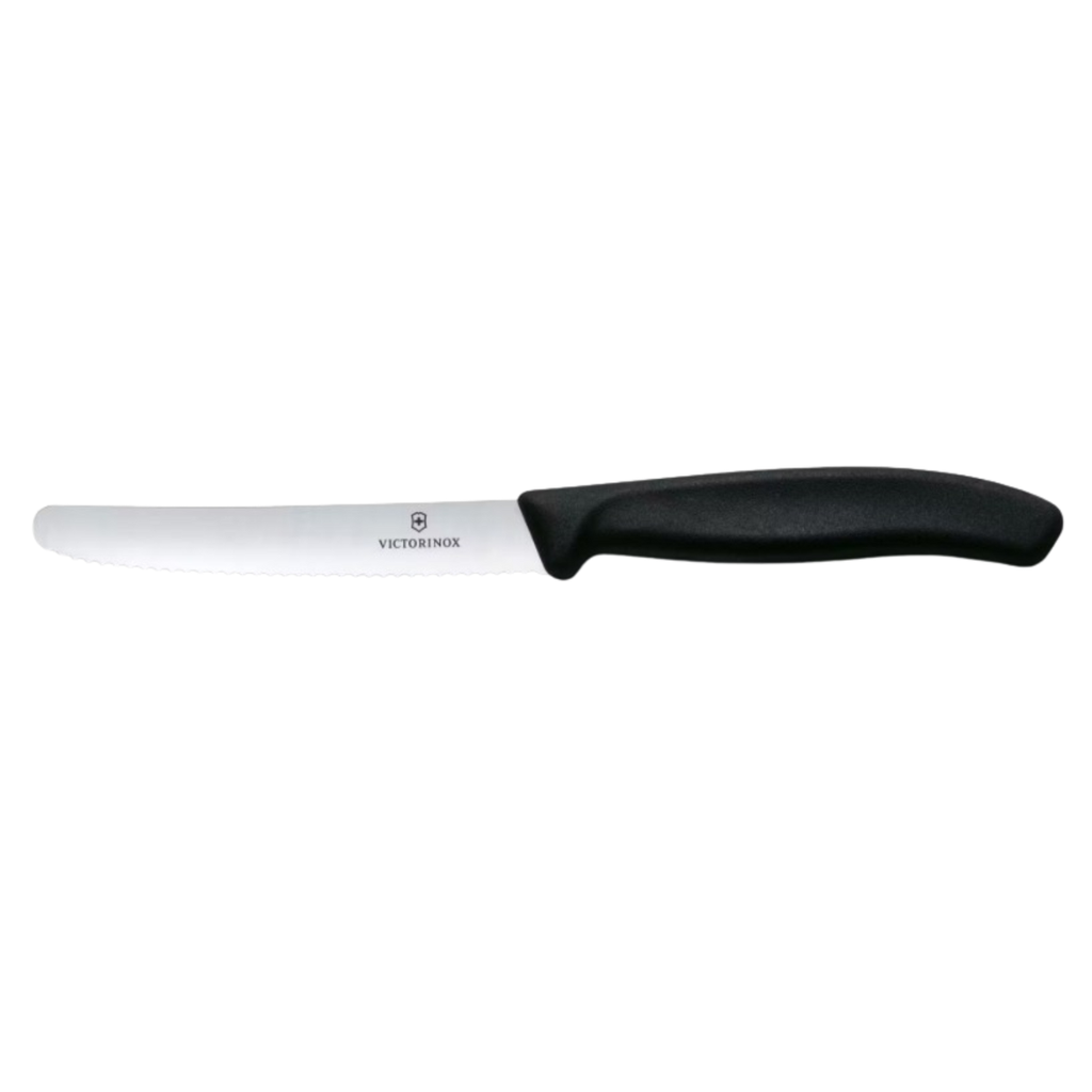 Cuchillo Negro Para Tomate Victorinox