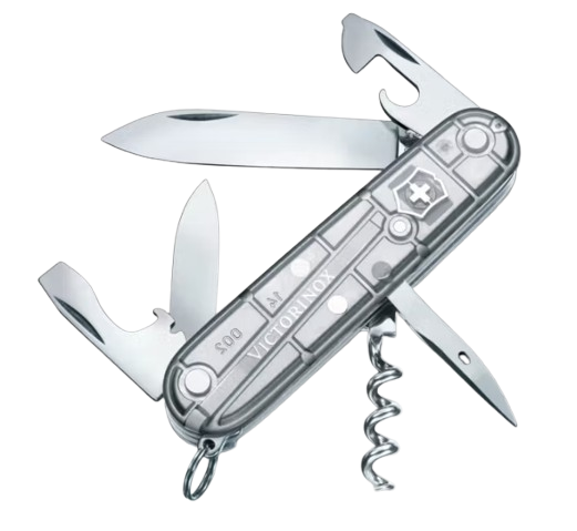 Navaja Spartan Plata Transparente Victorinox
