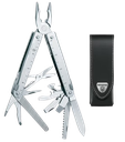 Pinza Multiherramienta SWISS TOOL X Victorinox 26 Funciones Con Funda De Piel Negra