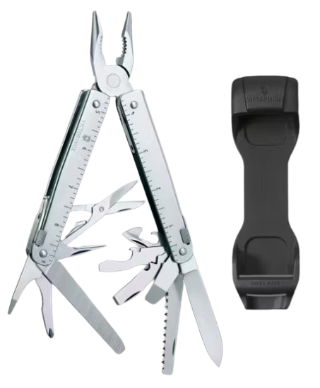 Pinza Multiherramienta SWISS TOOL X Victorinox 26 Funciones Con Clip De Plástico
