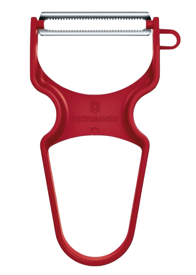 Pelador Con Filo Microdentado Rojo Victorinox