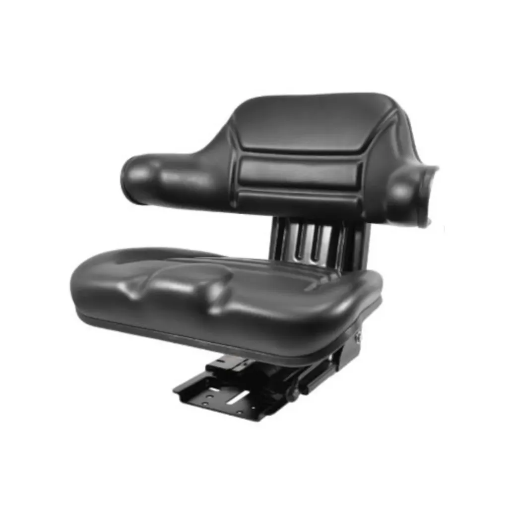 Asiento Negro Con Coderas Para Operador