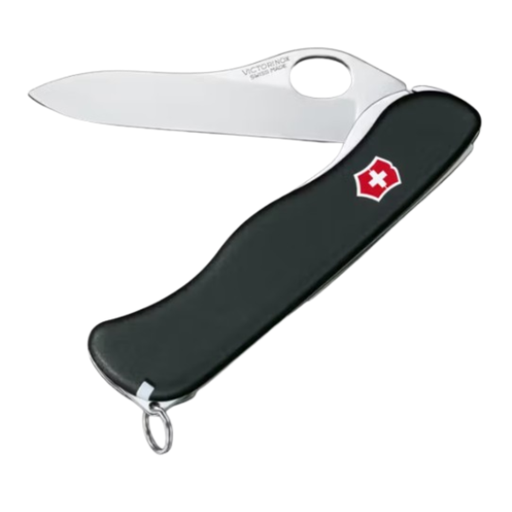 [0.8416.M3] Navaja Sentinel Negra Con Clip Victorinox