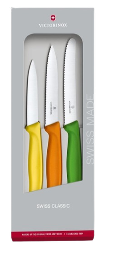[6.7116.31G] Juego De 3 Cuchillos Legumbres Victorinox