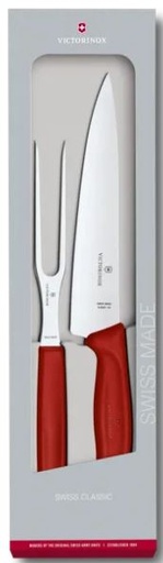 [6.7131.2G] Juego Para Trinchar Victorinox 2 Piezas Rojo 