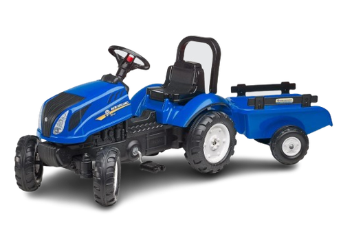 [3080AB] Juguete Montable Con Remolque Modelo T7.315 Azul 2-5 Años 